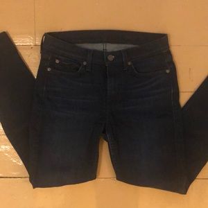 7 for all mankind skinny jeans sz 27!
